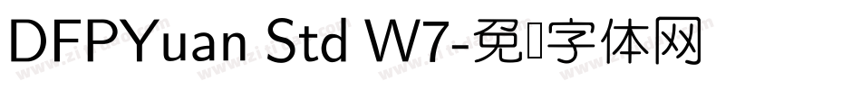 DFPYuan Std W7字体转换